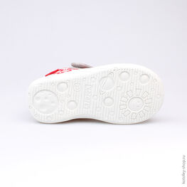 121030-12 Текстильная обувь для мальчики серый фото №3