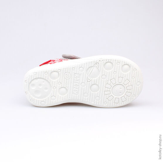 121030-12 Текстильная обувь для мальчики серый фото №3