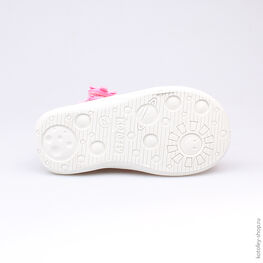 121032-11 Босоножки текстильные для девочки розовый фото №3