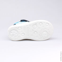 121038-13 Сандалии текстильные для мальчики син-гол фото №3