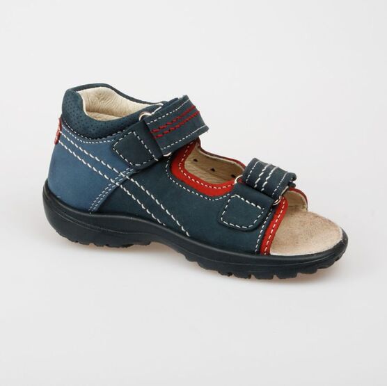 122063-28 Сандалии для мальчики син-кра фото №2