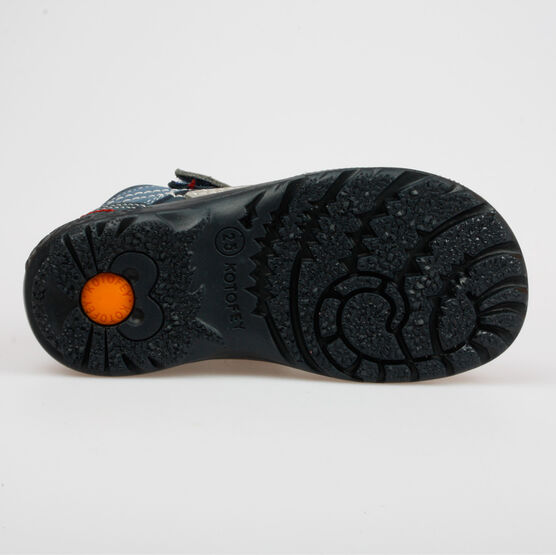 122063-28 Сандалии для мальчики син-кра фото №3