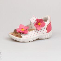 122067-21 Босоножки для девочки бел-фук