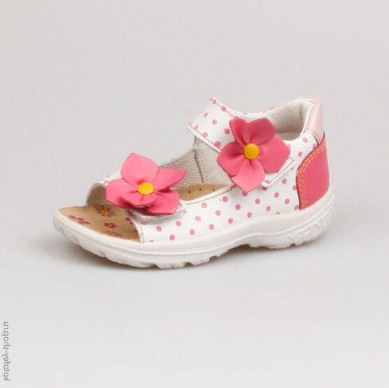 122067-21 Босоножки для девочки бел-фук