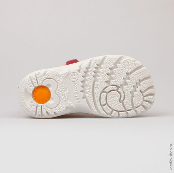 122067-21 Босоножки для девочки бел-фук фото №3