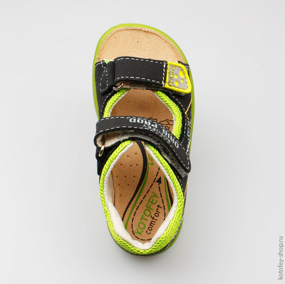 122071-23 Сандалии для мальчики син-сал фото №4