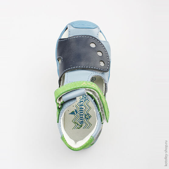 122079-22 Сандалии для мальчики син-гол фото №4