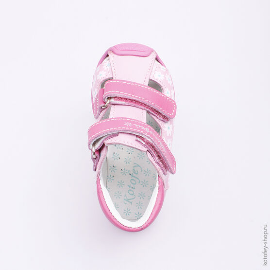 122080-22 Босоножки для девочки розовый фото №4
