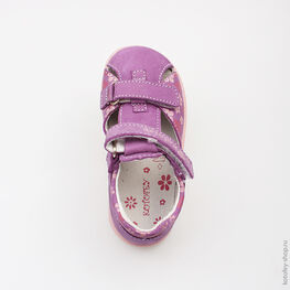 122082-22 Босоножки для девочки сиреневый фото №4