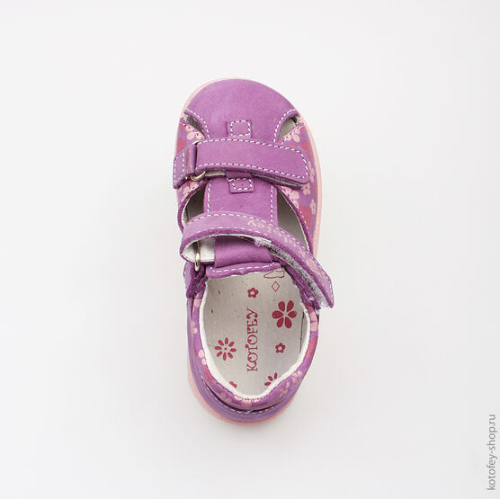 122082-22 Босоножки для девочки сиреневый фото №4