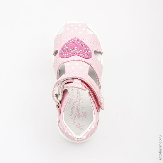 122083-22 Босоножки для девочки розовый фото №4