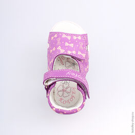 122084-21 Босоножки для девочки сиреневый фото №4