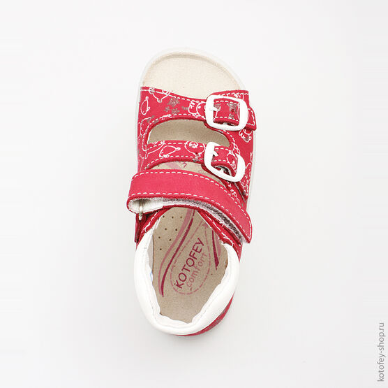 122088-21 Босоножки для девочки розовый фото №4