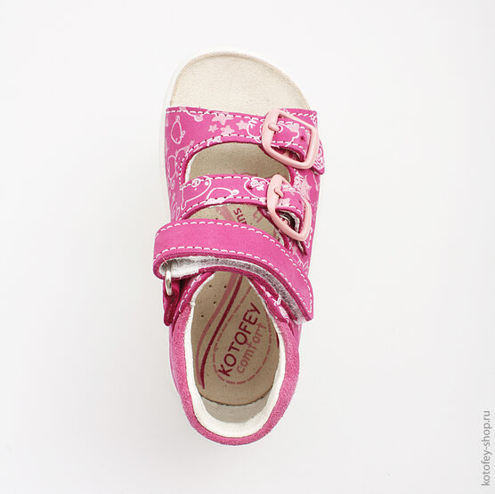 122088-22 Босоножки для девочки фуксия фото №4