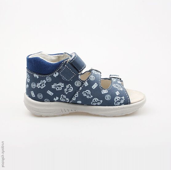 122089-21 Сандалии для мальчики син-бел фото №2