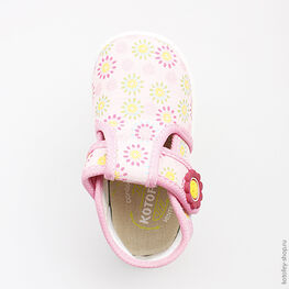 131064-11 Текстильная обувь для девочки розовый фото №4