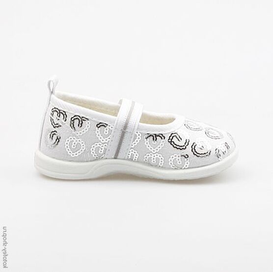 131069-72 Текстильная обувь для девочки белый фото №2