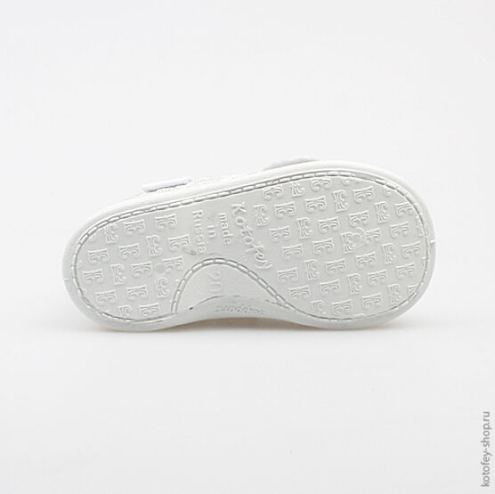 131070-72 Текстильная обувь для девочки серебряный фото №3