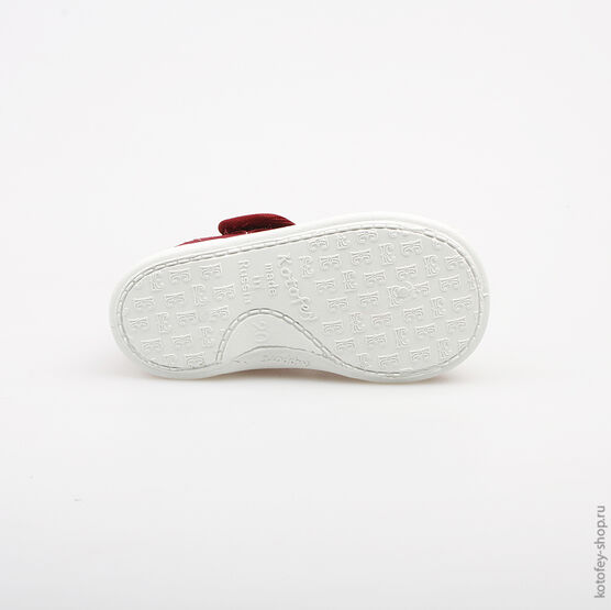 131072-12 Текстильная обувь для девочки бордовый фото №3