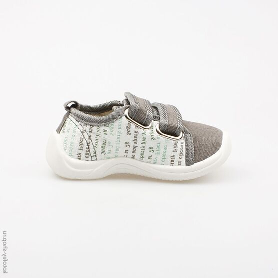 131075-12 Текстильная обувь для мальчики серый фото №2