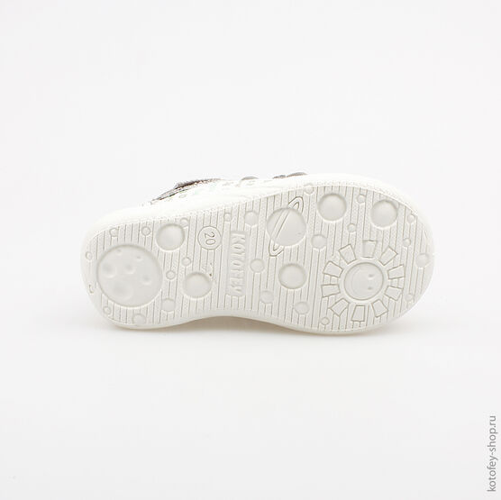 131075-12 Текстильная обувь для мальчики серый фото №3