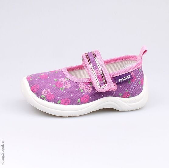 131080-12 Текстильная обувь для девочки сиреневый