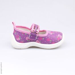 131080-12 Текстильная обувь для девочки сиреневый фото №2