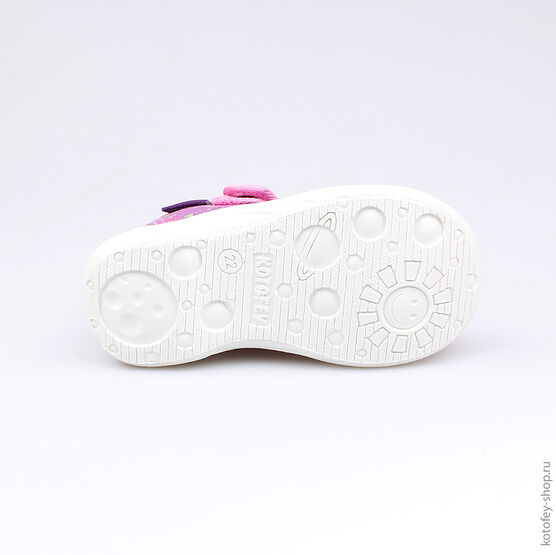 131080-12 Текстильная обувь для девочки сиреневый фото №3