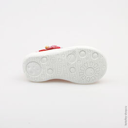 131081-11 Текстильная обувь для девочки красный фото №3