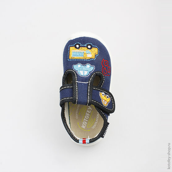 131082-11 Текстильная обувь для мальчики светло-синий фото №4