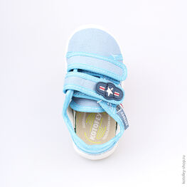 131086-11 Текстильная обувь для мальчики голубой фото №4