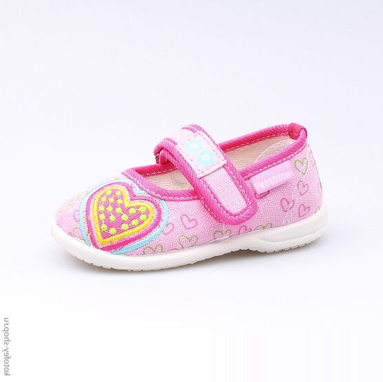 131087-11 Текстильная обувь для девочки роз-фук