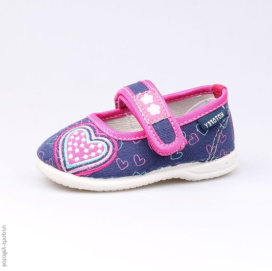 131087-12 Текстильная обувь для девочки син-фук