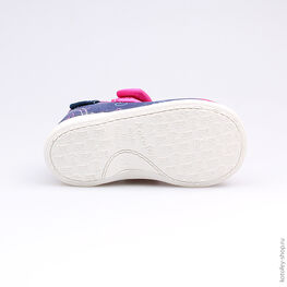 131087-12 Текстильная обувь для девочки син-фук фото №3