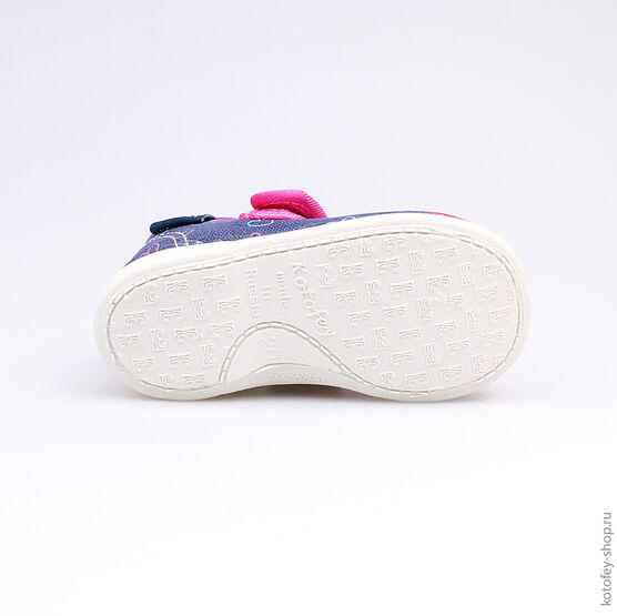 131087-12 Текстильная обувь для девочки син-фук фото №3