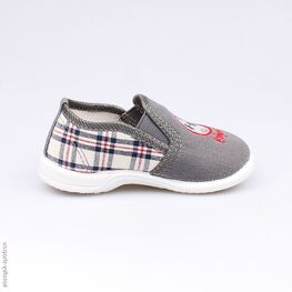 131088-13 Текстильная обувь для мальчики серый фото №2