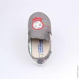 131088-13 Текстильная обувь для мальчики серый фото №4