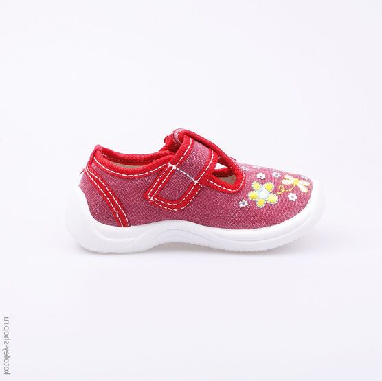 131090-11 Текстильная обувь для девочки кра-жел фото №2