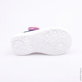 131090-12 Текстильная обувь для девочки гол-роз фото №3