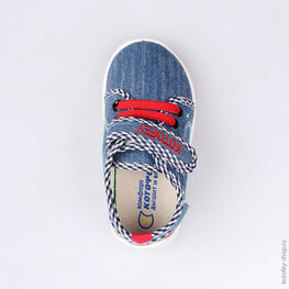 131091-11 Текстильная обувь для мальчики светло-синий фото №4