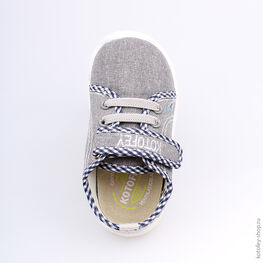 131091-12 Текстильная обувь для мальчики серый фото №4