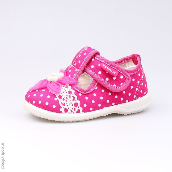 131092-12 Текстильная обувь для девочки фуксия