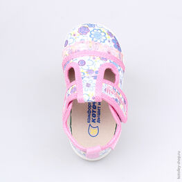 131094-71 Текстильная обувь для девочки розовый фото №4