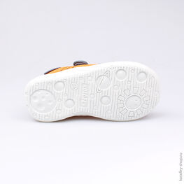 131102-12 Текстильная обувь для мальчики син-ора фото №3