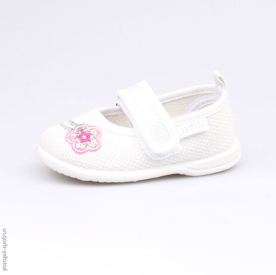 131105-71 Текстильная обувь для девочки персиковый