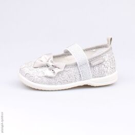 131106-71 Текстильная обувь для девочки серый