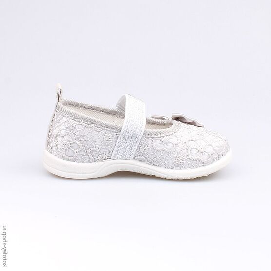 131106-71 Текстильная обувь для девочки серый фото №2