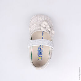 131106-71 Текстильная обувь для девочки серый фото №4