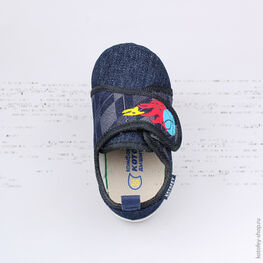 131111-11 Текстильная обувь для мальчики светло-синий фото №4