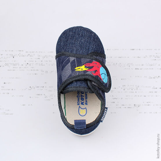 131111-11 Текстильная обувь для мальчики светло-синий фото №4